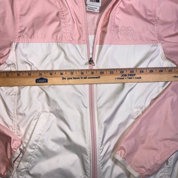 The North Face Women Small Sand Pink White‎ Cyclone Evening Light Zip Jacket (R) - Picture 6 of 7